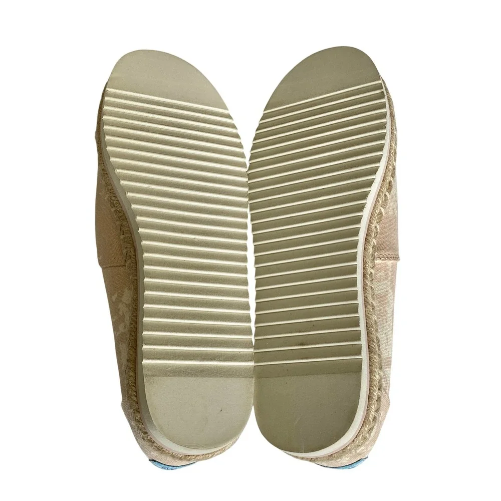 TOMS Alpargata Platform‎ 8.5 Cloudy Pink Patchwork Batik Indie Boho Romantic